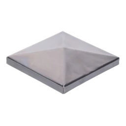 Strieška plechová 120 x 120 mm, hrúbka 0,8 mm/1,5 mm