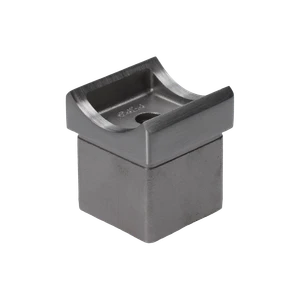 Držák madla, na jekl 40 x 40 mm, broušená nerez AISI 304 - slide 0