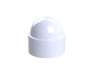 Krytka plastová na matice a šrouby M14, bílá - slide 1