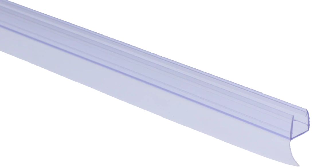 Plastové těsnění na sklo 10 mm, L = 2200 mm