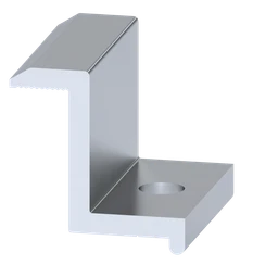 Koncová svorka na upevnenie solárnych panelov, H = 30 mm