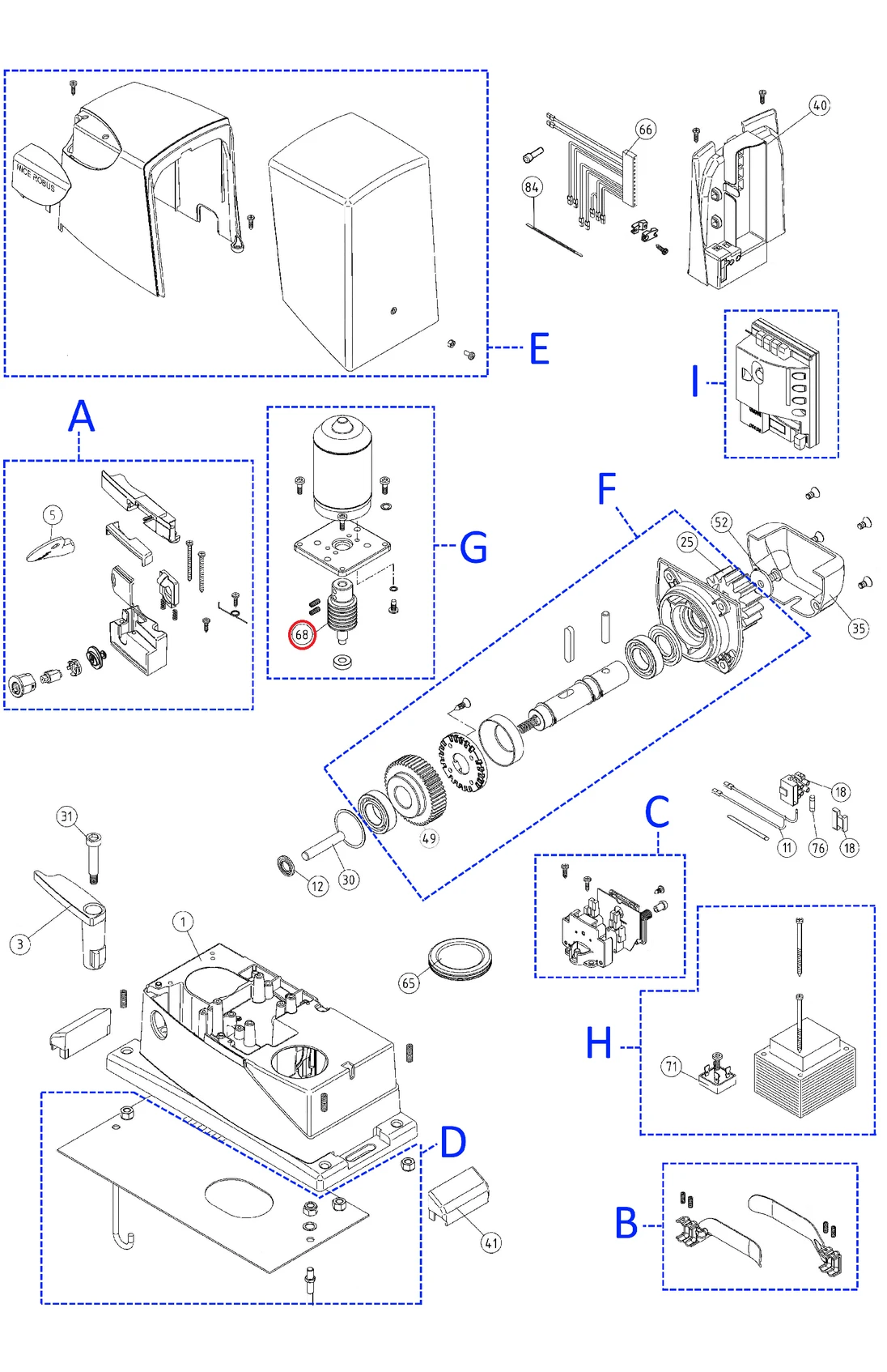 PMD1501R04.4610 slimák prevodovky RD400/RB350/RB400/SLH400