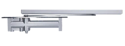 Skrytý hydraulický zavírač, max dveře 1200mm 65kg, Al, šedá