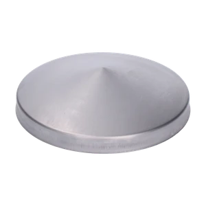 Stříška na sloupek-kulatá 90 mm, hr. 1,5 mm - slide 1