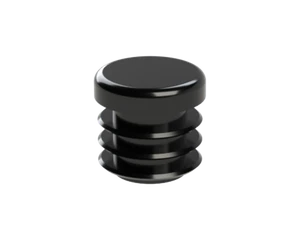 Vnútorná krytka guľatá ø 18 mm, plastová, čierna - slide 1