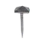 Kovaný hřebík, hlavička 23 x 23 x 10 mm, hrot 3 x 2 x 34 mm