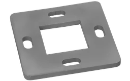 Kotviaca platňa 90 x 90 x 4 mm, bez úpravy AISI 304