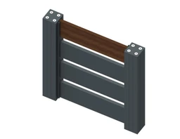 Vzorek AL výplně plotu