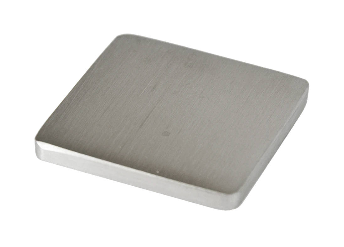 Ukončenie jokla naváracie, 40 x 40 mm, brúsená AISI 304