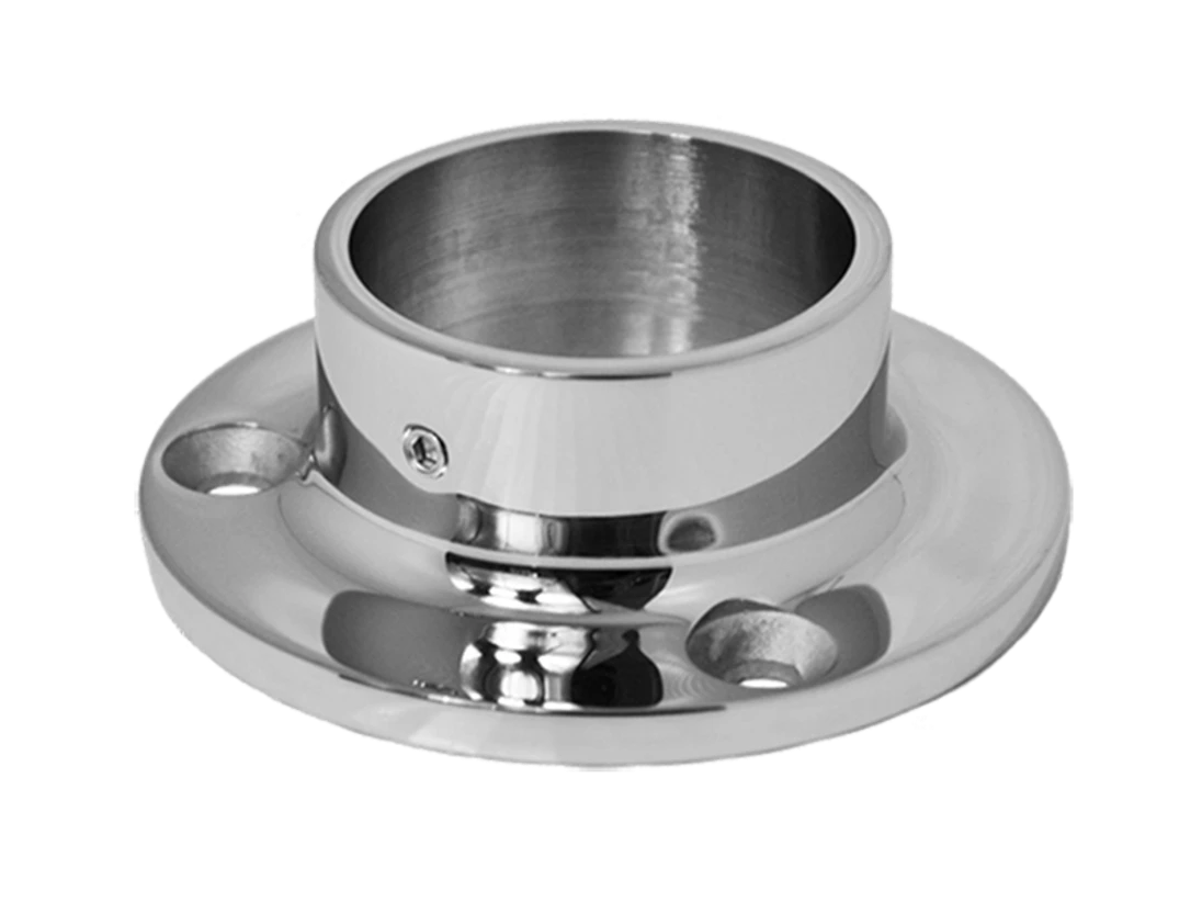 Příruba ø 80 mm na trubku ø 42,4 mm, leštěná nerez AISI 304