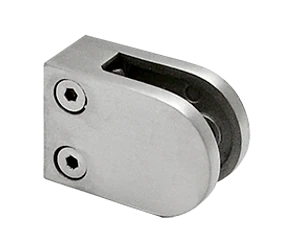 Svorka skla/plechu, sklo 6–8,76 mm, broušená AISI 304 - slide 0