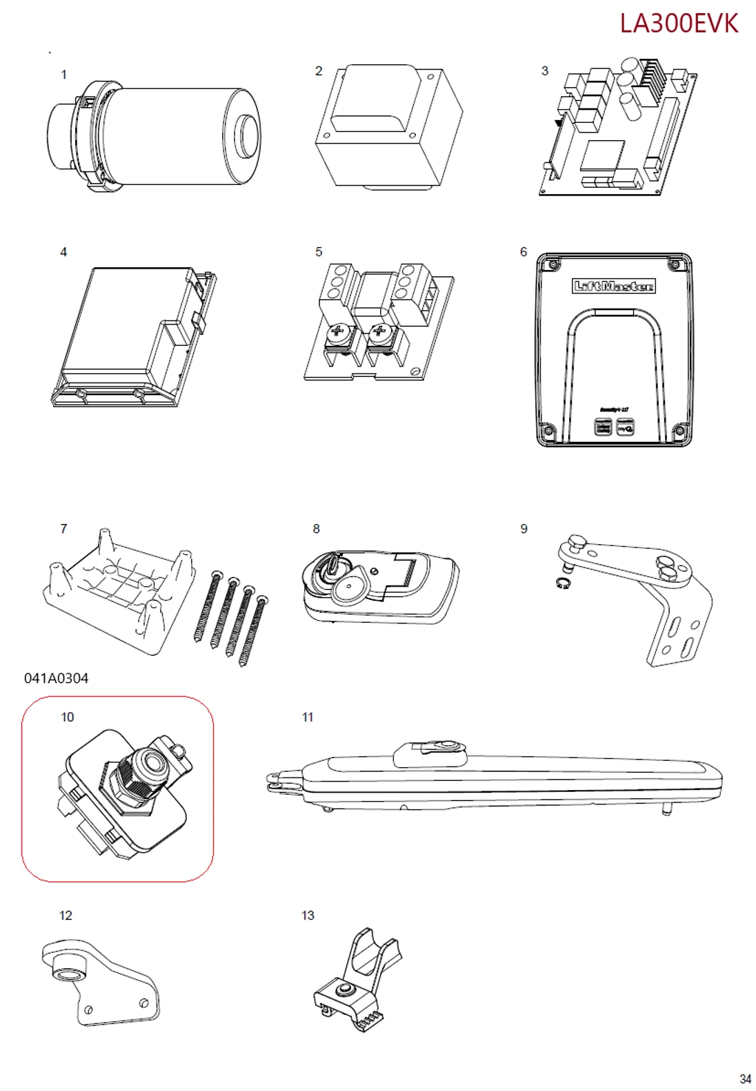 041A0304 káblová prechodka