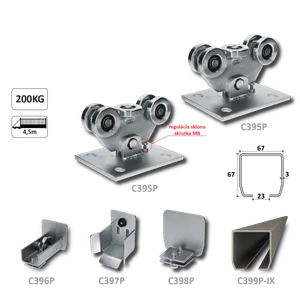 PICCOLO samonos do 200 kg/4,5 m, profil 67 x 67 x 3 mm - slide 0
