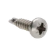 Skrutka samovrtná 4,2 x 13 mm, polguľatá, PZ2, AISI 304