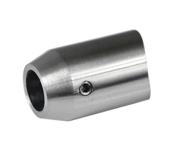 Držiak tyče ø 12 mm koncový na trubku ø 42,4 mm, AISI 304