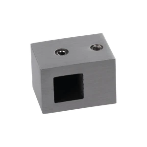 Držák profilu 12 x 12 mm (L), plochý, broušená AISI 304 - slide 0