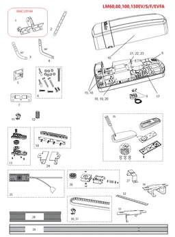 041A0328 motor 24 V so spojkou a skrutkovocou