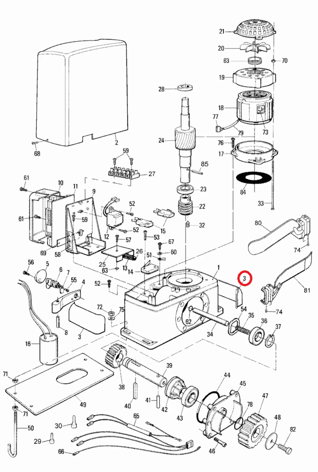 PPD1867A.4540 krytka montážnych skrutiek pre THOR /1ks/