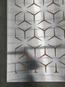 Poškodený hliníkový plech 1000 x 2000 x 3 mm, vzor 9131
