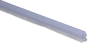 Plastové těsnění na sklo 8 mm, L = 2200 mm - slide 0