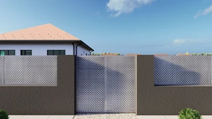 Plech 2000 x 1000 x 1,1 mm, bez úpravy, pletenina, 3D vzor - slide 2