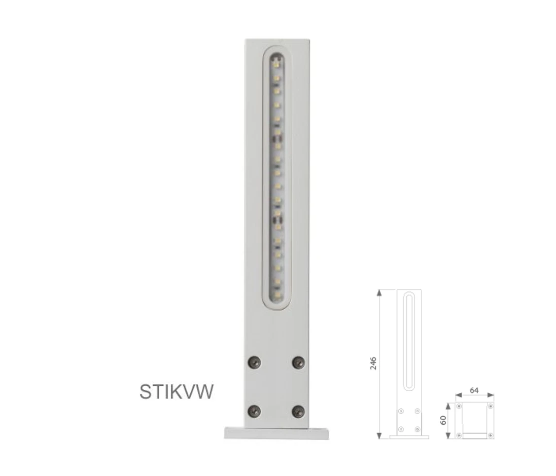 Venkovní LED osvětlení VERTICAL, vertikální