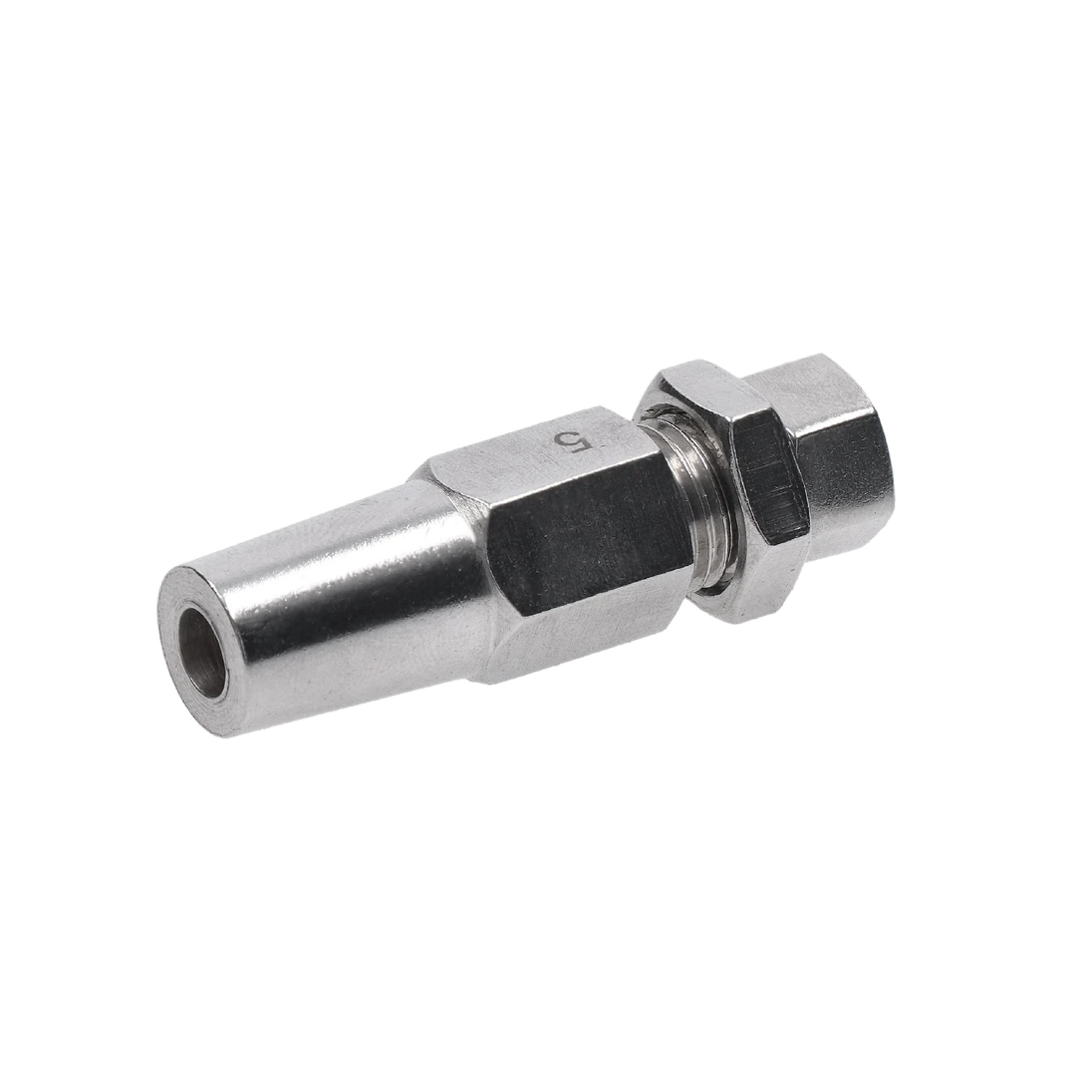 Úchyt pro lanko ø 5 mm, závit M6, broušená nerez AISI 304