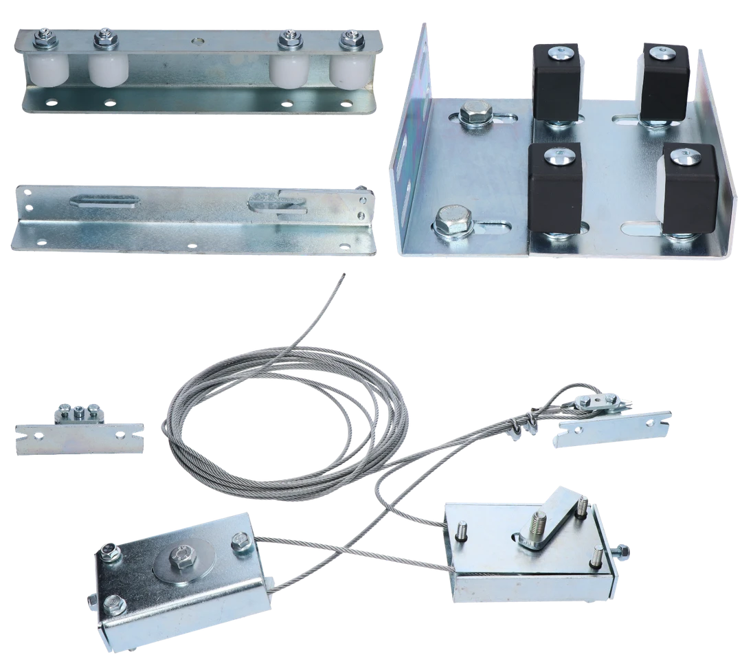 Set pre teleskopickú posuvnú bránu, max. šírka prejazdu 8 m