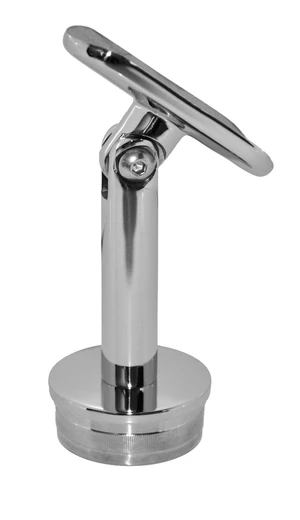 Držiak madla, narážací s kĺbom na ø 42,4 mm, AISI 304 - slide 0