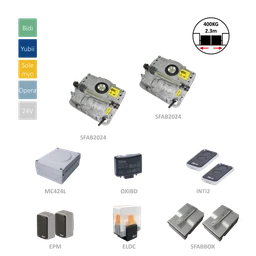 SFABKit2024BD sada pre dvojkrídlovú bránu do 2,3 m/krídlo