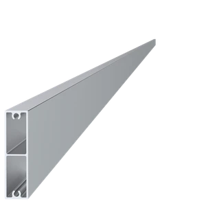 Poškodený Al profil 60 x 16 x 6000 mm, bez povrchovej úpravy - slide 0