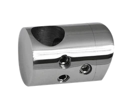 Držiak tyče ø 12 mm prechodný na trubku ø 42,4 mm, AISI 304