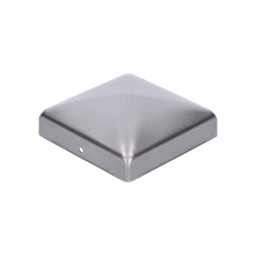 Strieška lisovaná plechová 60 x 60 x 1 mm, bez úpravy