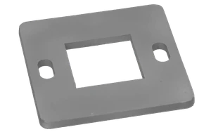 Kotviaca platňa 90 x 90 x 4 mm, brúsená nerez AISI 304 - slide 0