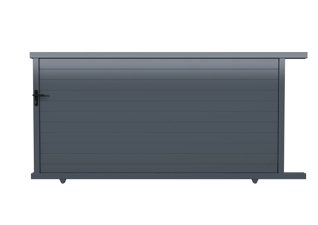 Posuvná brána, hliníková 4000 x 1803 mm