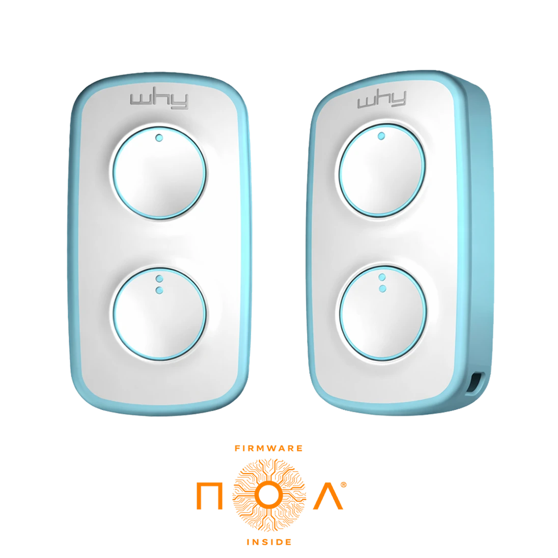 Vysielač LITE MINI NOA 2-kanál, 433 MHz, modro-biela