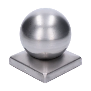 Strieška plechová, 120 x 120 mm s guľou ø 120 mm - slide 0