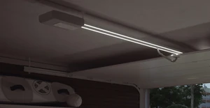 900RAL30 Al profil RAL 9010 k HALO s difúzerom pre LED - slide 1