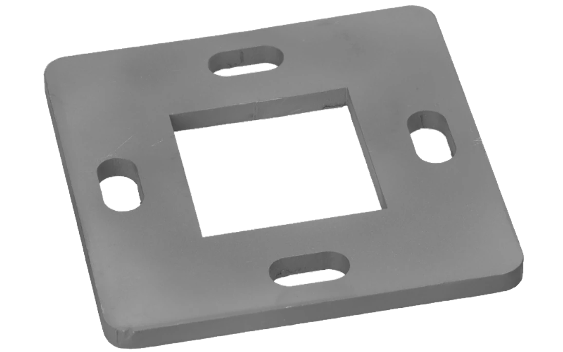 Kotviaca platňa 90 x 90 x 4 mm, bez úpravy AISI 304