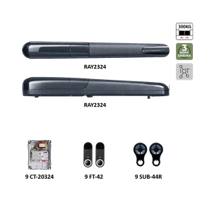 900KRAY2324KSD RAYKIT pro dvoukřídlovou bránu do 3 m/křídlo - slide 0