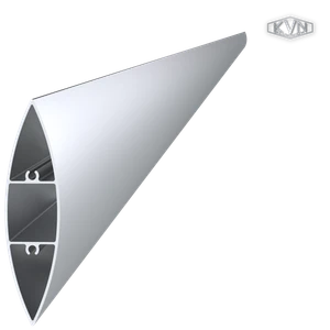 Poškodený Al profil 100 x 24,5 x 6000 mm, bez povrchovej úpravy - slide 2