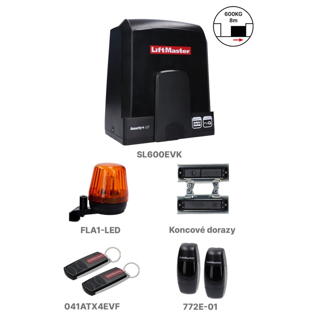 LiftMaster sada pre posuvnú bránu do 600 kg