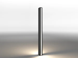 Al sloupek pro fotobuňky, zabudovaný 10W LED páskem - slide 1