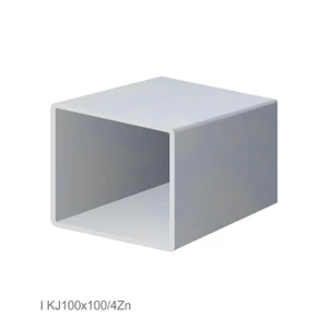 Uzavřený profil 100 x 100 x 4 x 6000 mm, pozink, hladký - slide 0