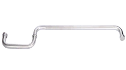 Madlo na dveře L = 460 mm, sklo 8 - 12 mm, AISI 304