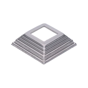 Krytka, plech, 100 x 100 x 29 mm, diera 42 x 42 mm, výlisok - slide 0