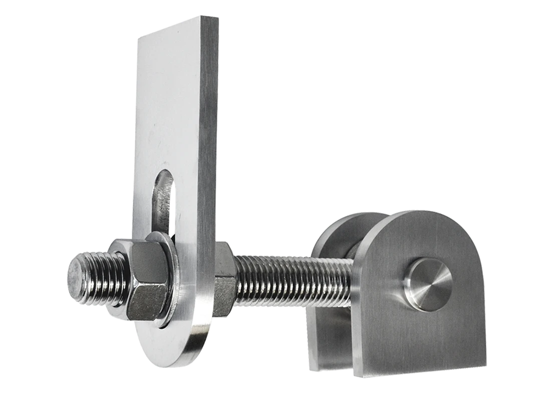 Záves Nastaviteľný M20, otváranie 180°, brúsená AISI 304