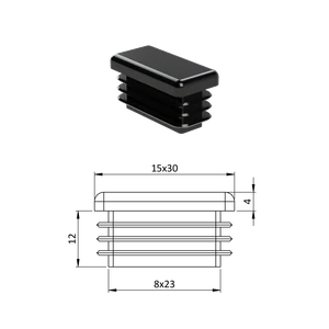 Krytka plastová 15 x 30 mm - slide 0