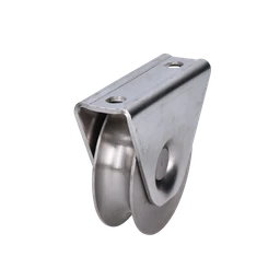 Vodící kladka ø58mm na montáž pod rám, AISI304