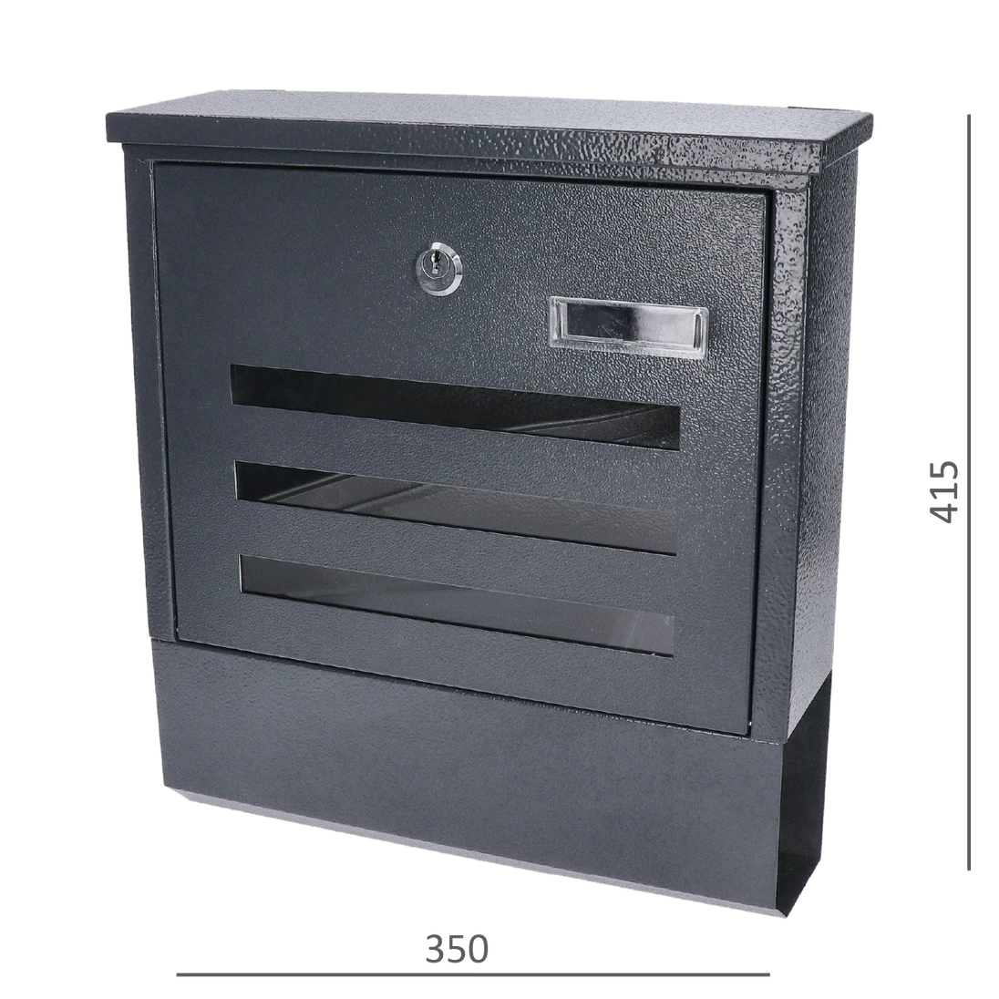 Schránka poštová, max. formát listu A4, antracitová